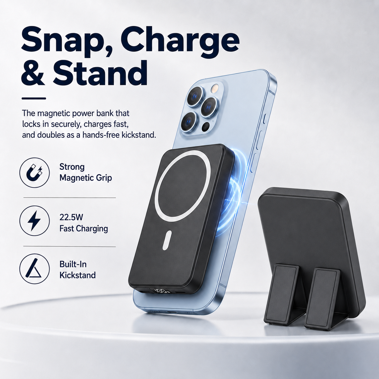 Magnetic Wireless Power Bank