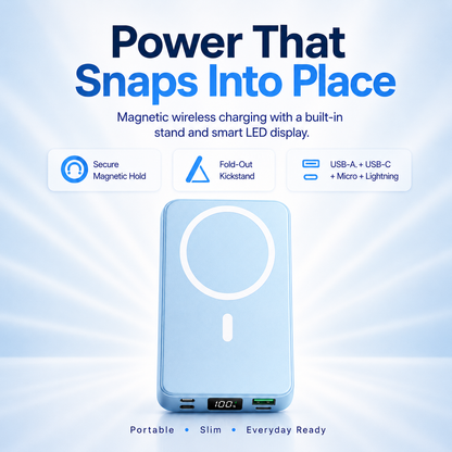 Magnetic Wireless Power Bank