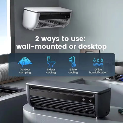 Portable Ice Mist Rechargeable Fan