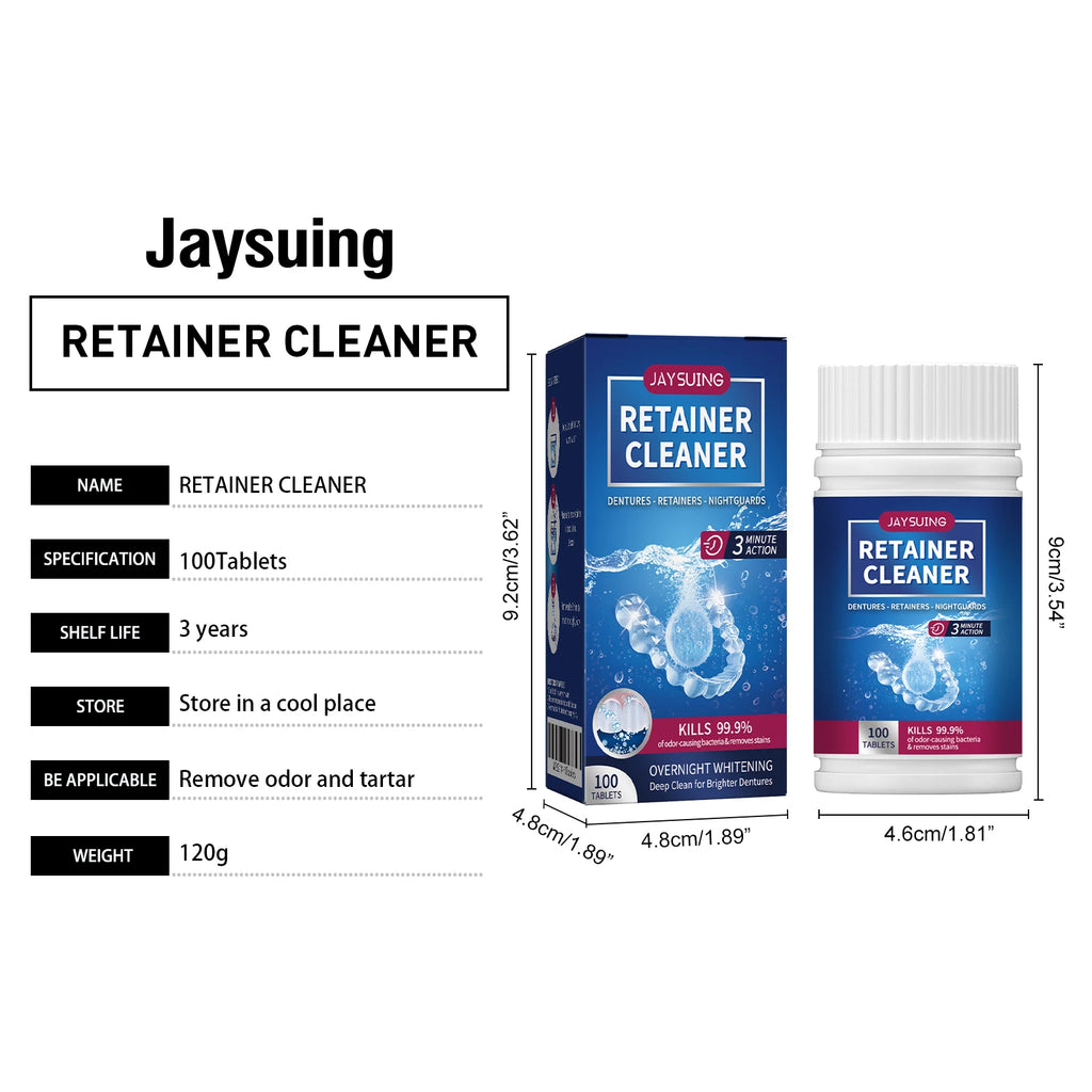Retainer Cleaning Tablets — 100 Count