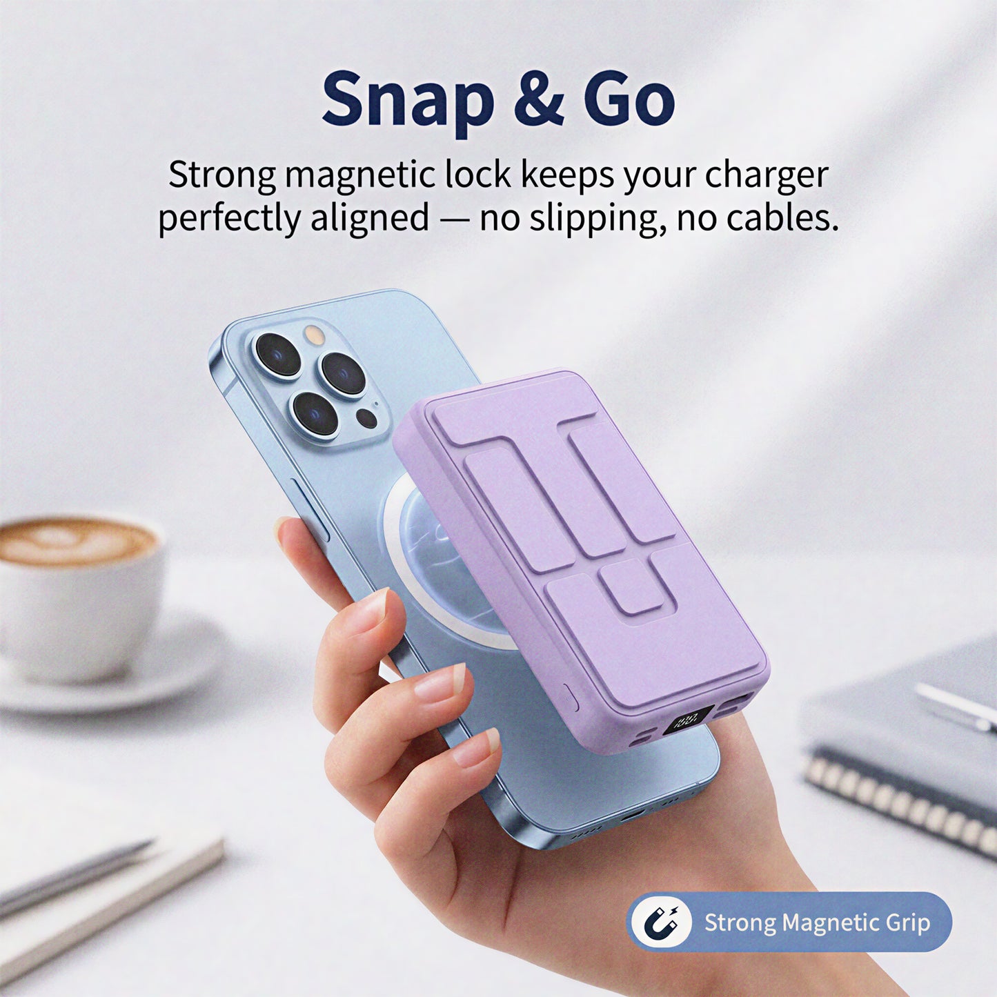 Magnetic Wireless Power Bank