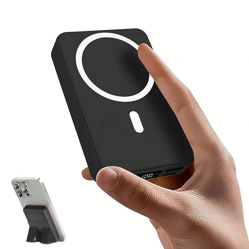 Magnetic Wireless Mag Power Bank 10000mAh Portable Charger 22.5W PD Fast Charging LED Display Battery Pack Powerbank for Phone