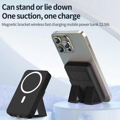 Magnetic Wireless Mag Power Bank 10000mAh Portable Charger 22.5W PD Fast Charging LED Display Battery Pack Powerbank for Phone