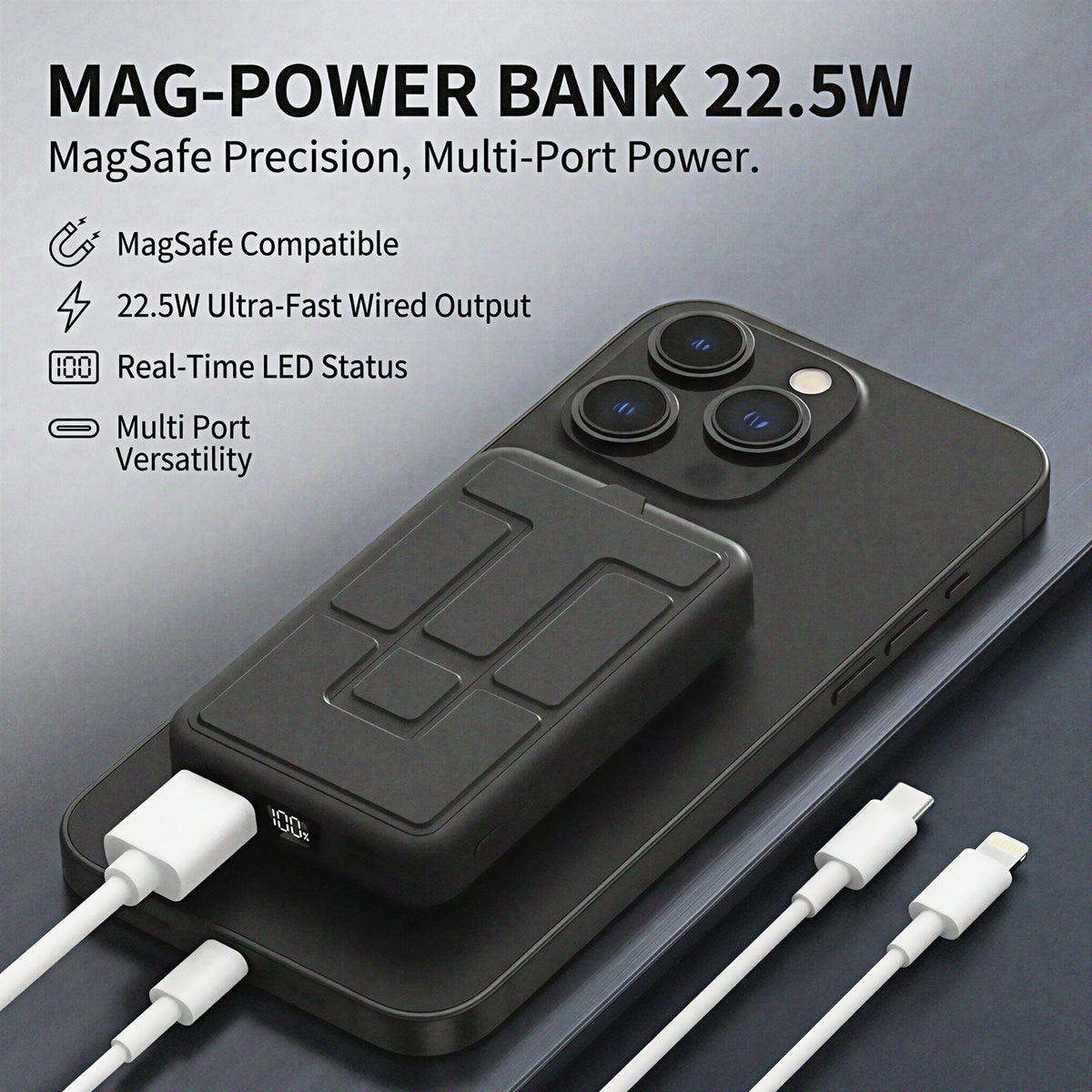Magnetic Wireless Power Bank