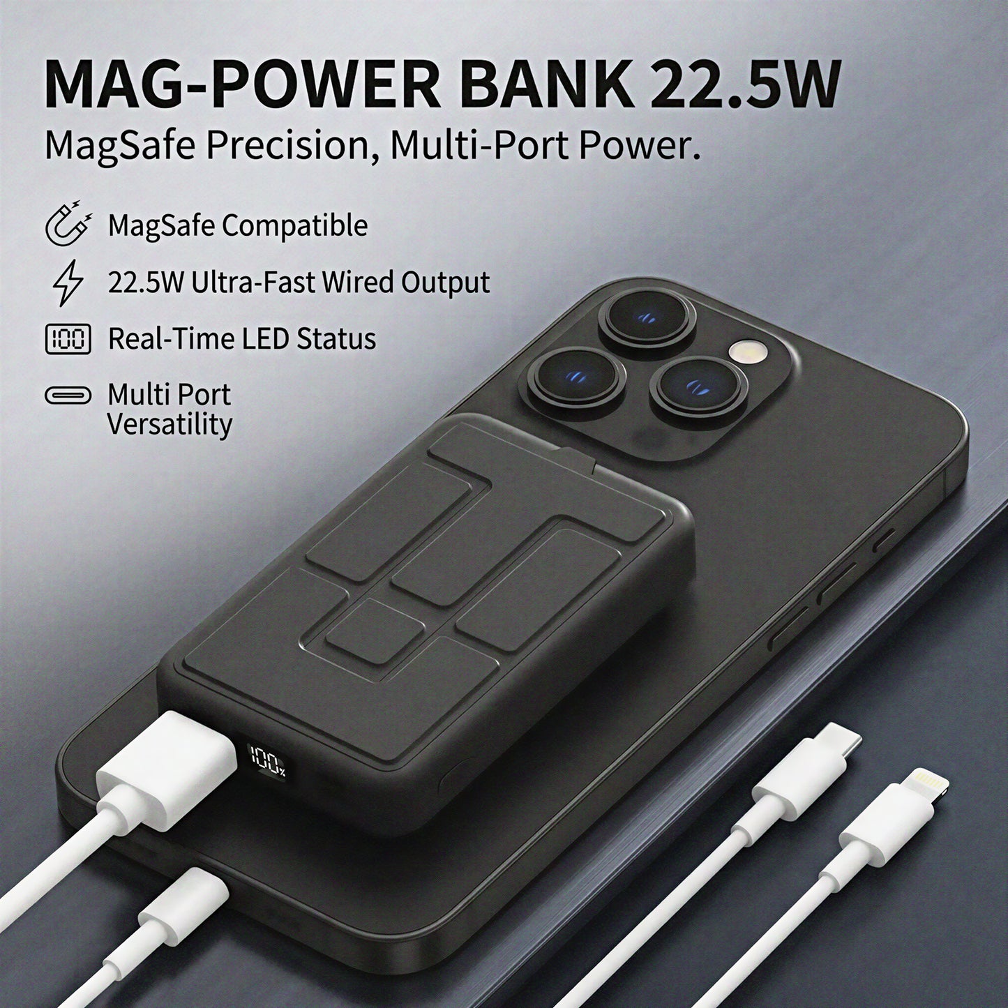 Magnetic Wireless Power Bank