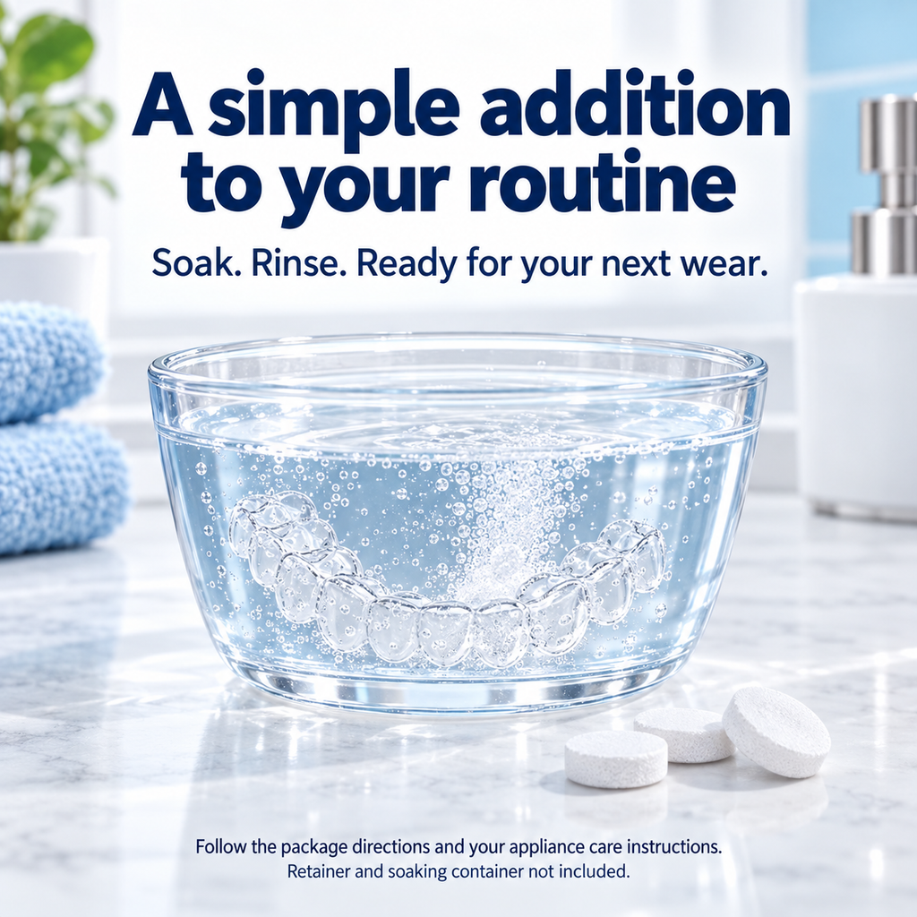 Retainer Cleaning Tablets — 100 Count