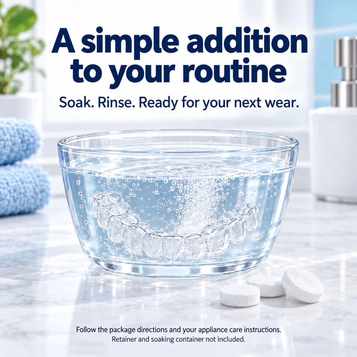 Retainer Cleaning Tablets — 100 Count